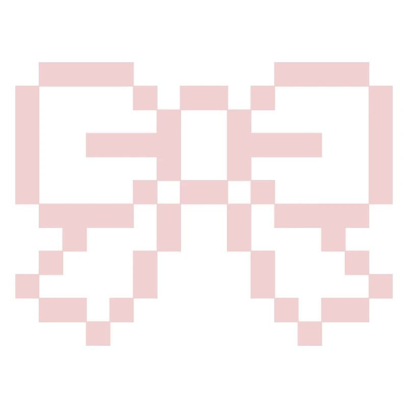 Pink Pixel Bow