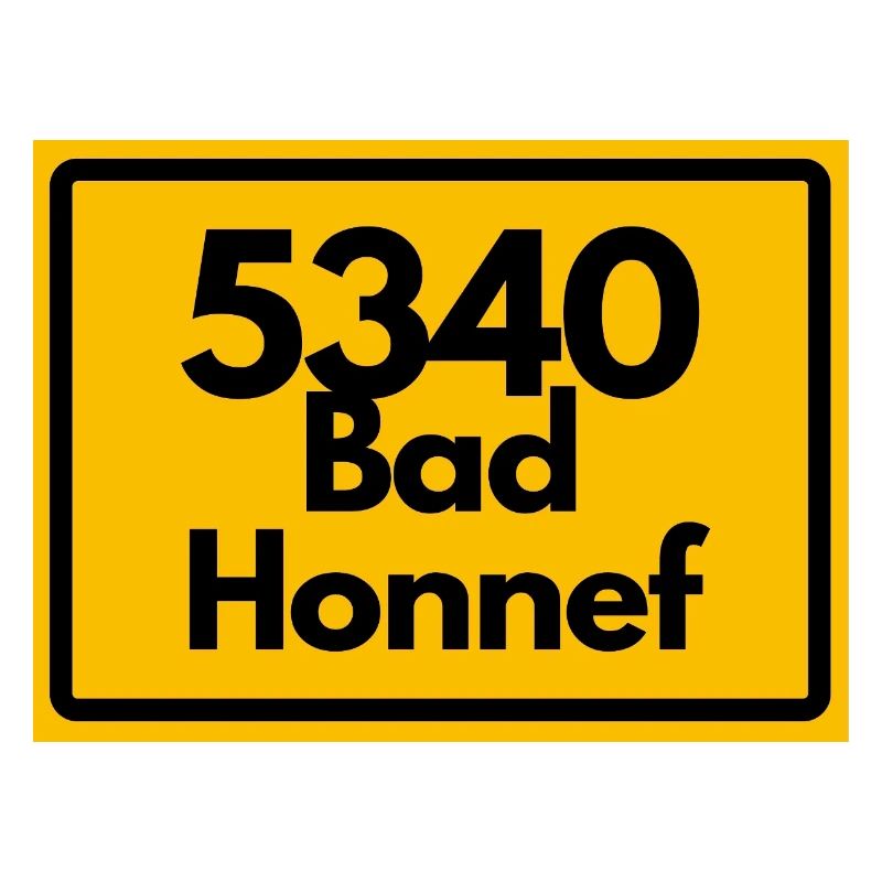 ALTE POSTLEITZAHL PLZ RETRO 5340 Bad Honnef
