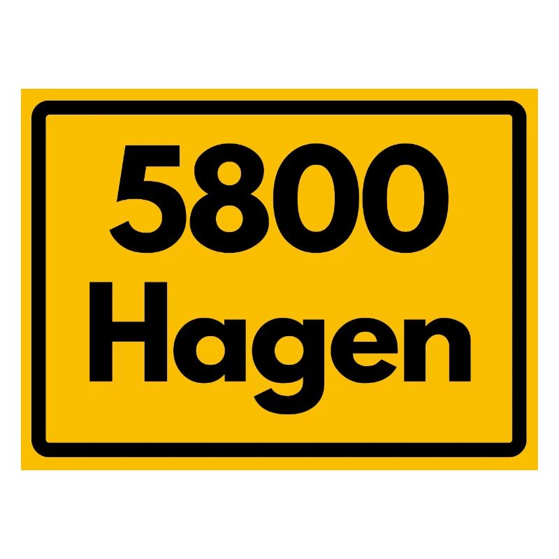 ANCIEN CODE POSTAL RETRO 5800 HAGEN