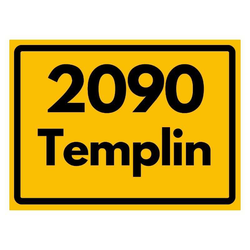 ANCIEN CODE POSTAL RÉTRO 2090 TEMPLIN HEIMAT