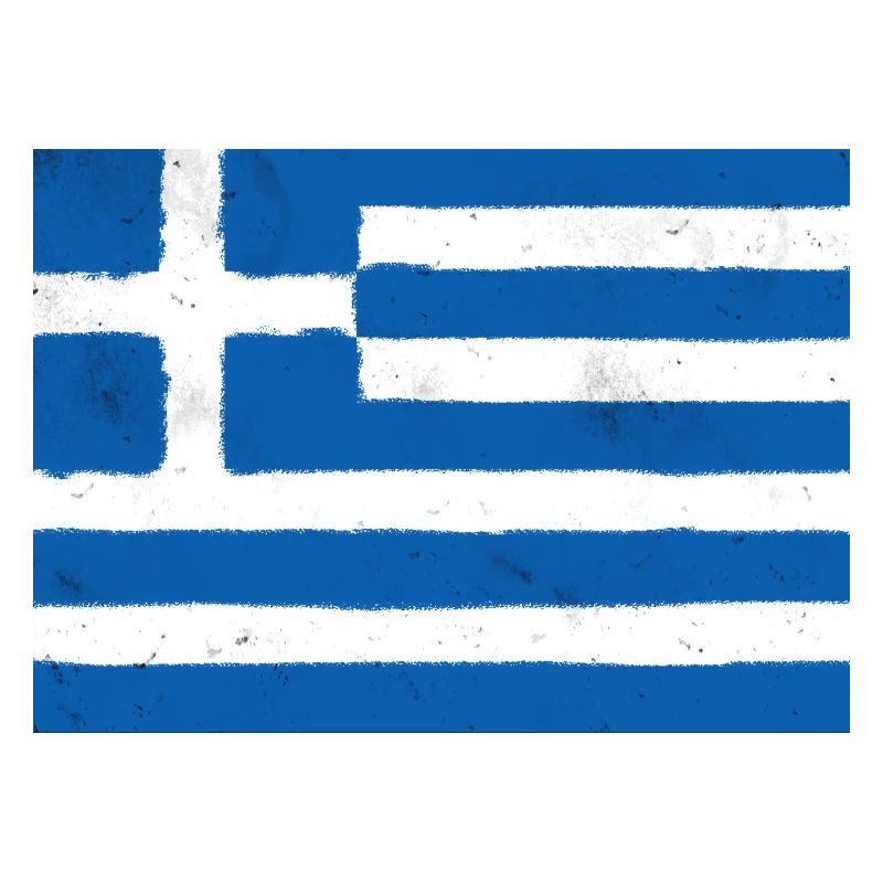 Drapeau de la Grèce – Identité bleue