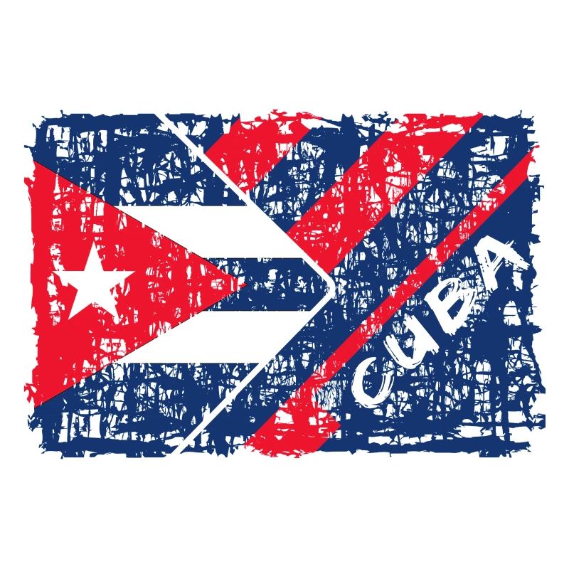 Kuba Flaggen Design / Geschenk Nordamerika