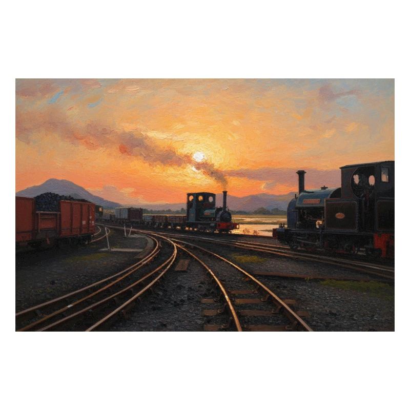 Ffestiniog Coucher de soleil