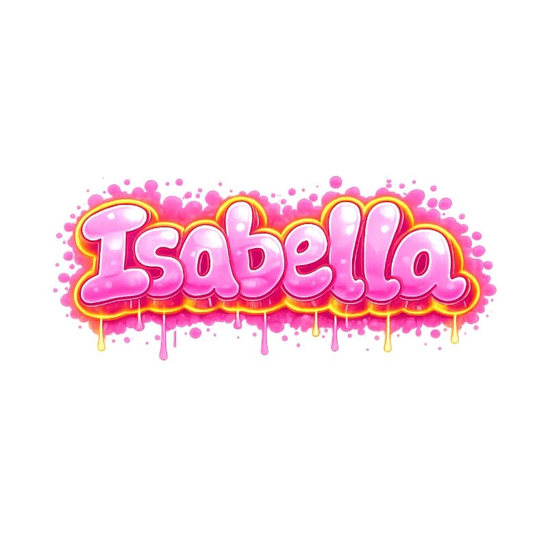 ISABELLA GRAFFITI NAME FOR PERFECT GIFT PRINTABLE 