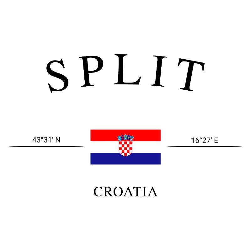 Split, Croatie – Souvenir et cadeau de vacances