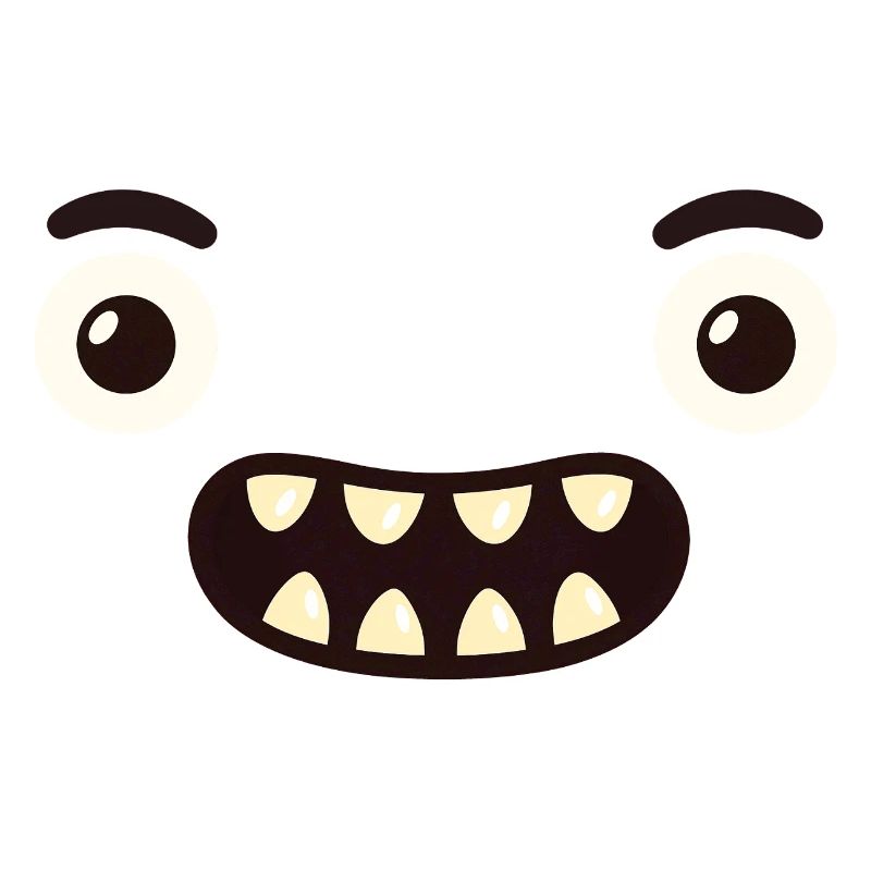 Visage de monstre