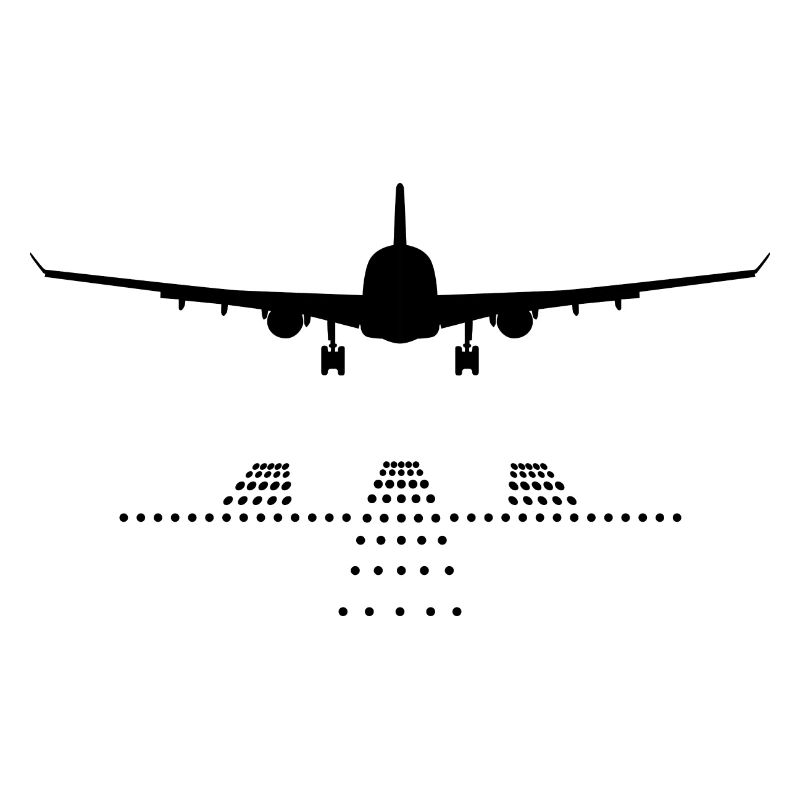 Flugzeug Landebahn