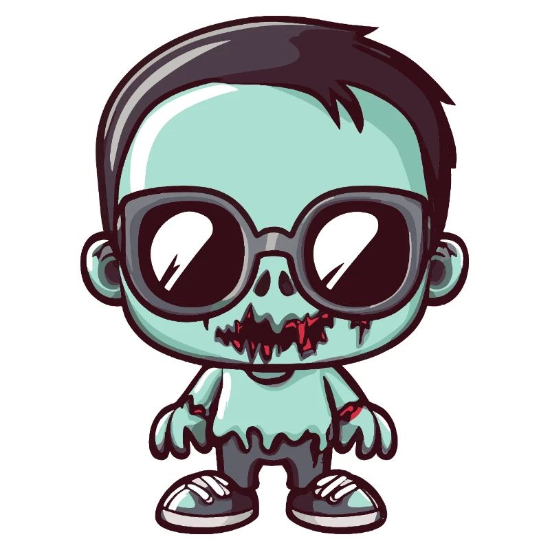 Illustration de style zombie