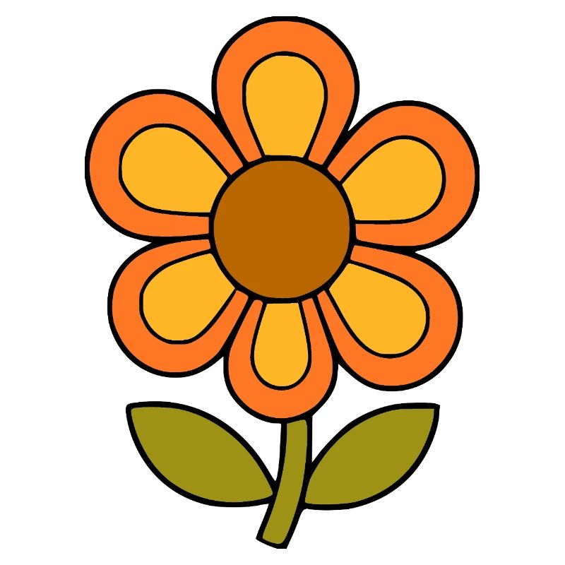 70s flower pattern retro flowerpower