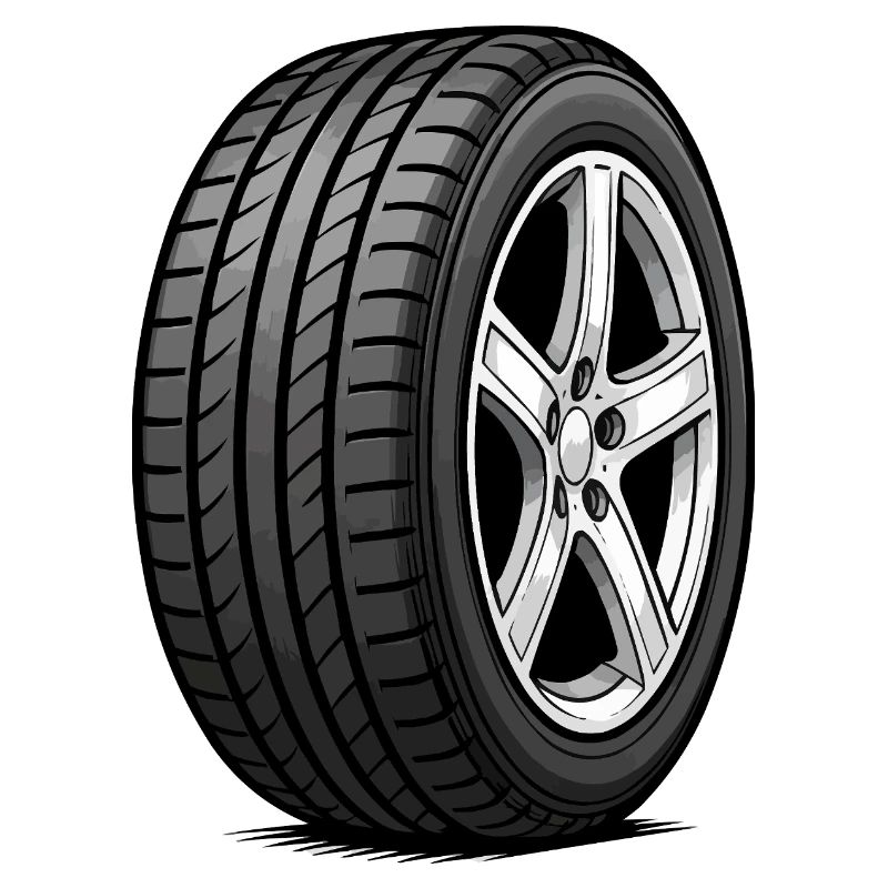 Car Tire Wheel Tread Pattern