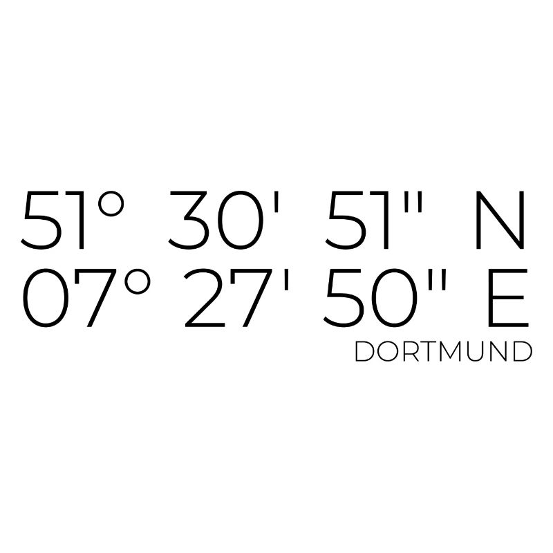 Coordinates Dortmund