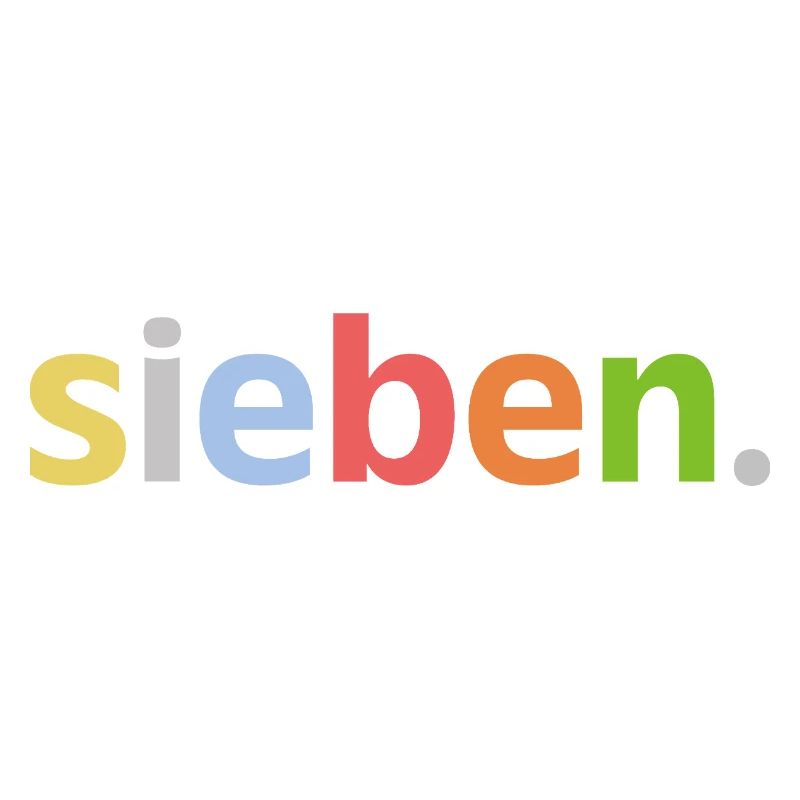 7. Geburtstag Junge Sieben 7 Jahre Jubiläum 