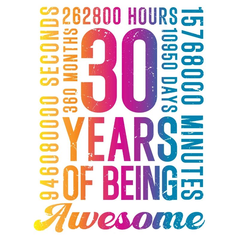 30 Years Birthday