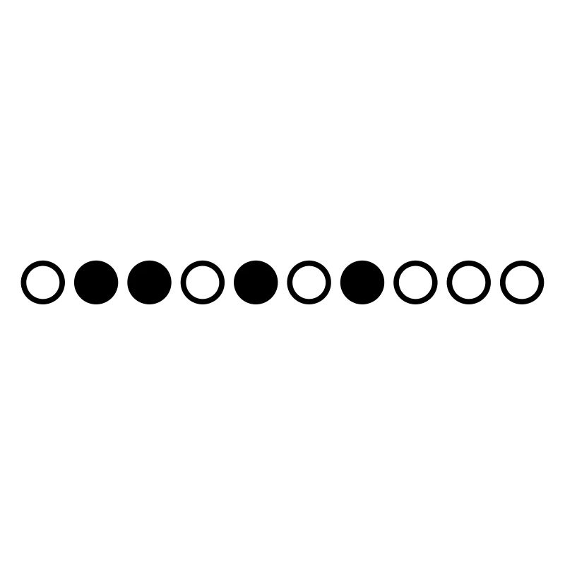 Nerdy design "prime numbers" up to 10