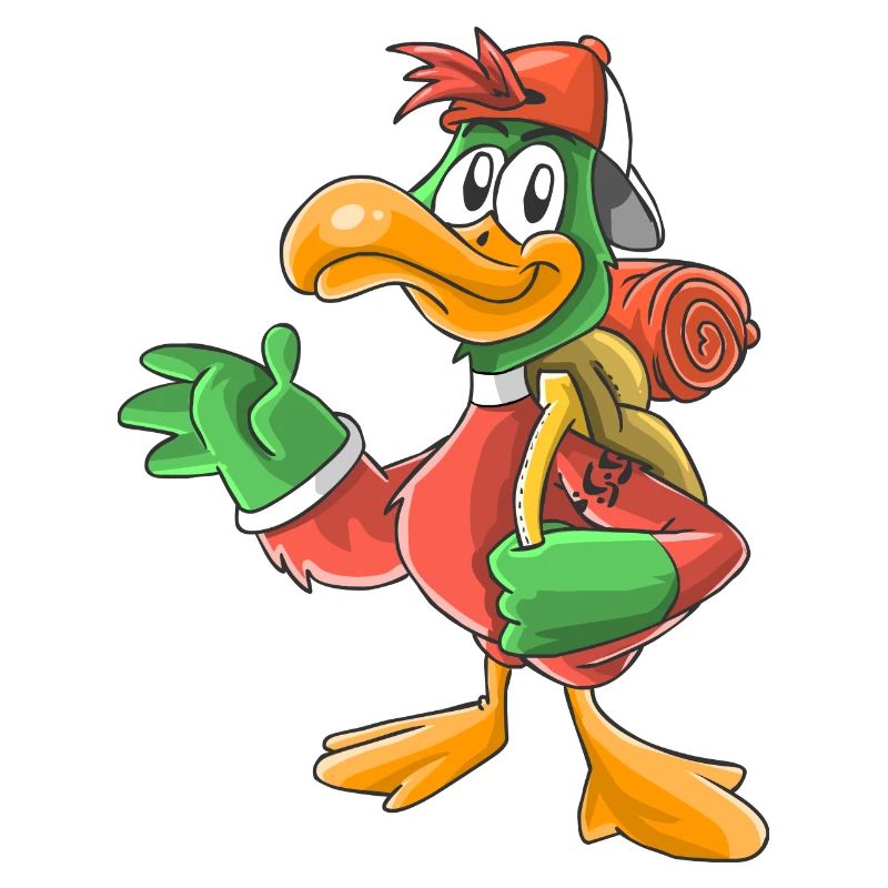 Lustiger Wandervogel