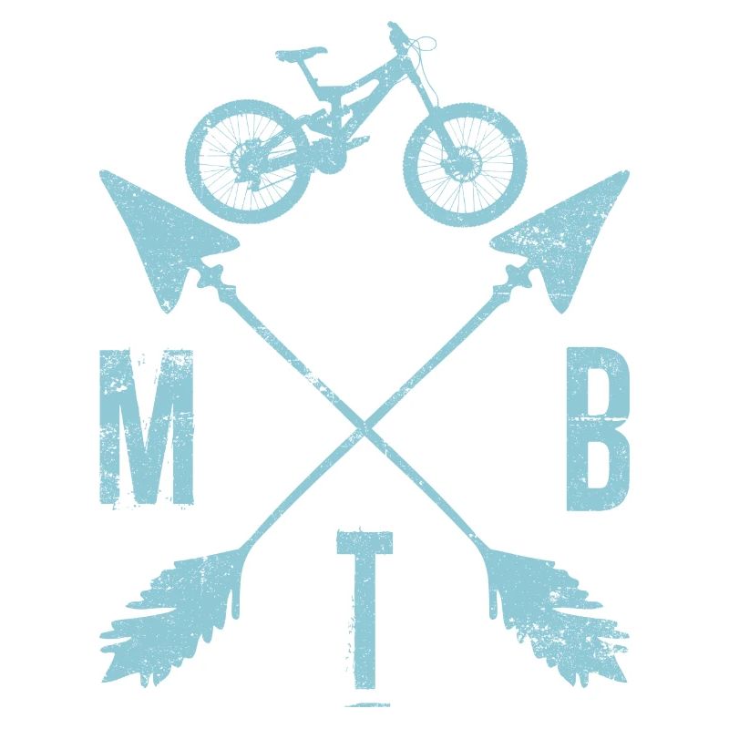 MTB Crest Bike Arrows Monogram
