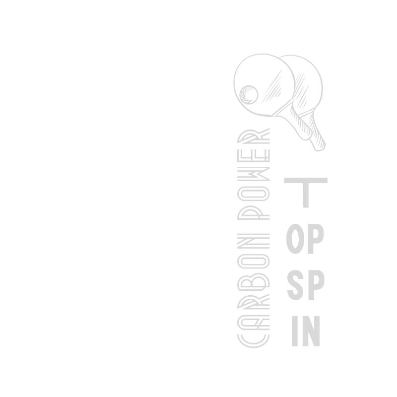 Graphisme Tennis de table Noir Blanc