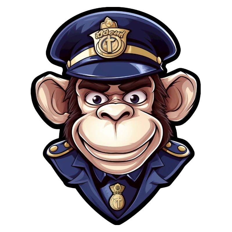 Monkey Policewoman
