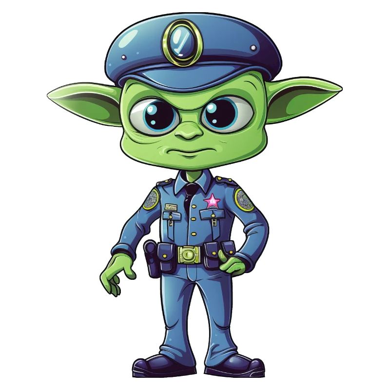 Polizei Alien