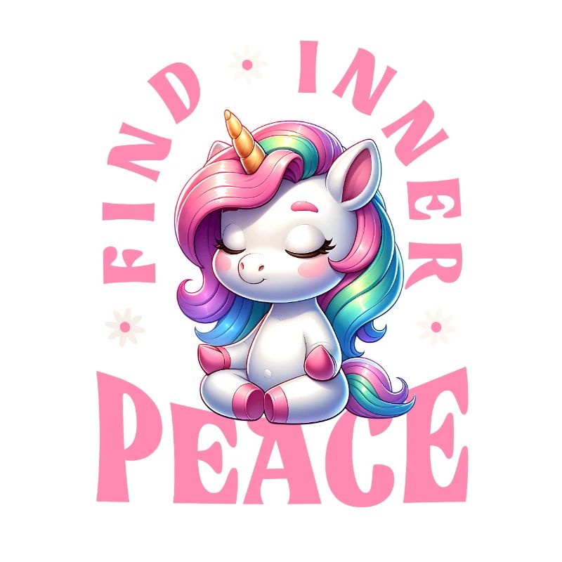 Finde Innere Ruhe Einhorn Yoga