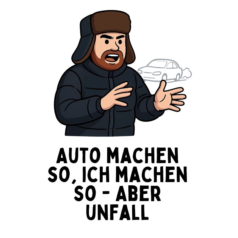 Auto machen so ich machen so - aber Unfall