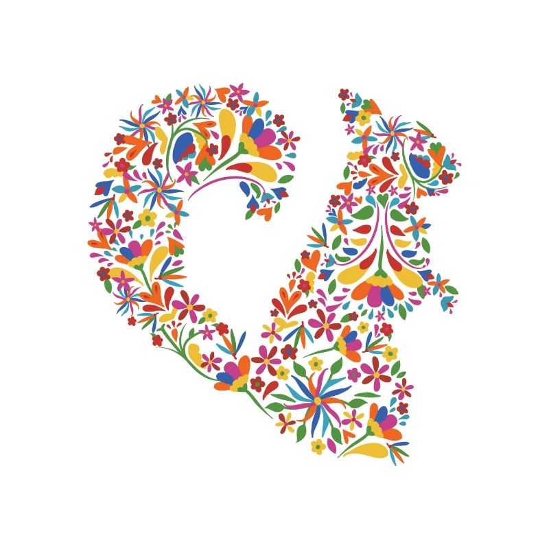 Blumen-Eichhörnchen