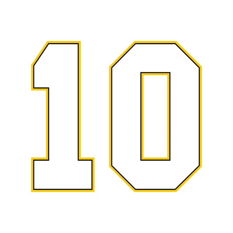Maillot 10 numéros
