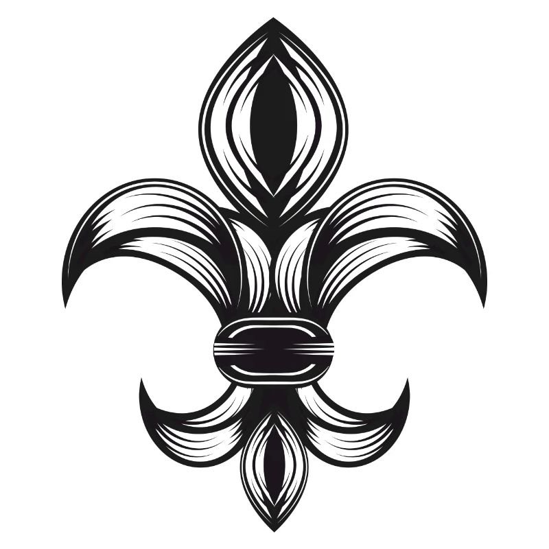 iris stylisé - Fleur-de-Lys