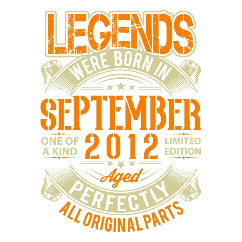 Légende d’anniversaire de septembre 2012