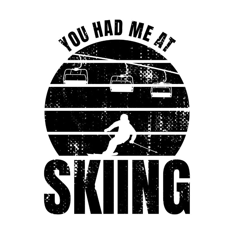 Drôle de slogan de ski