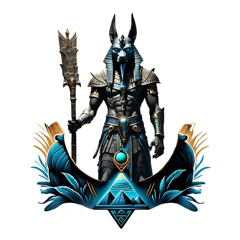 Anubis, der Gott der Toten.