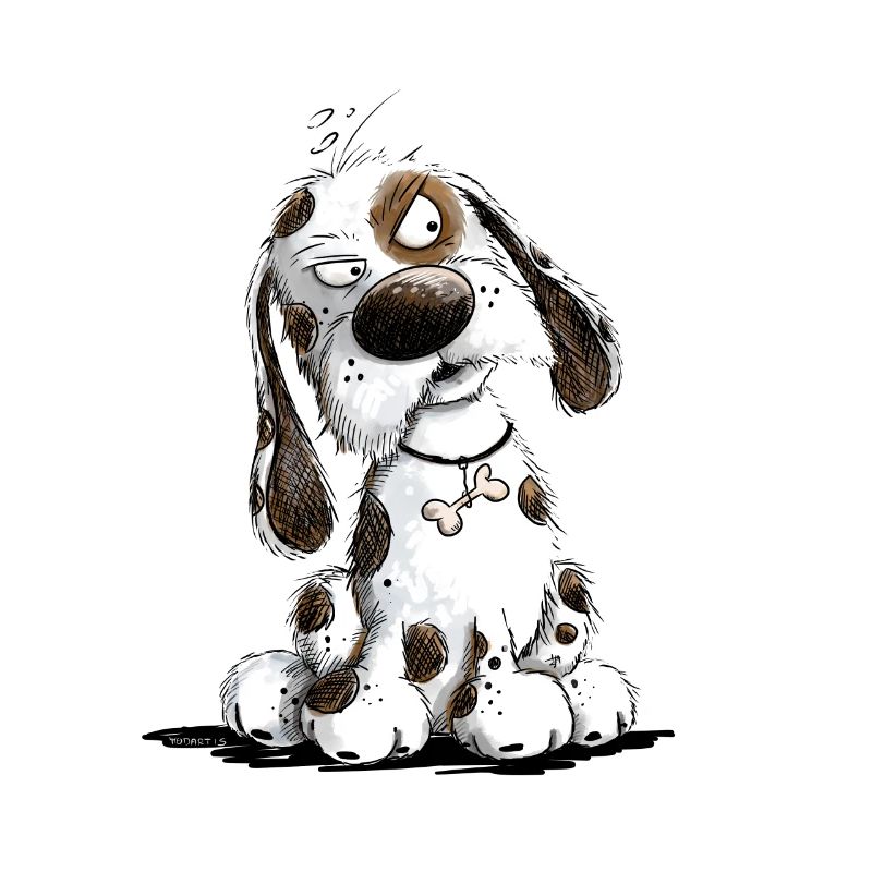 Nope Dog Saying Statement Grumpy