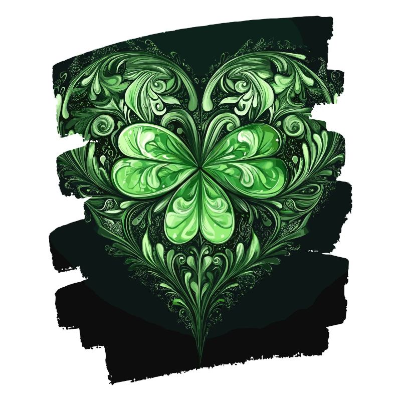 Saint-Patrick Shamrock Heart
