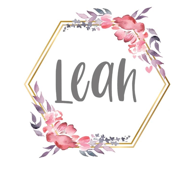 Leah Mädchen Name personalisiertes Geschenk