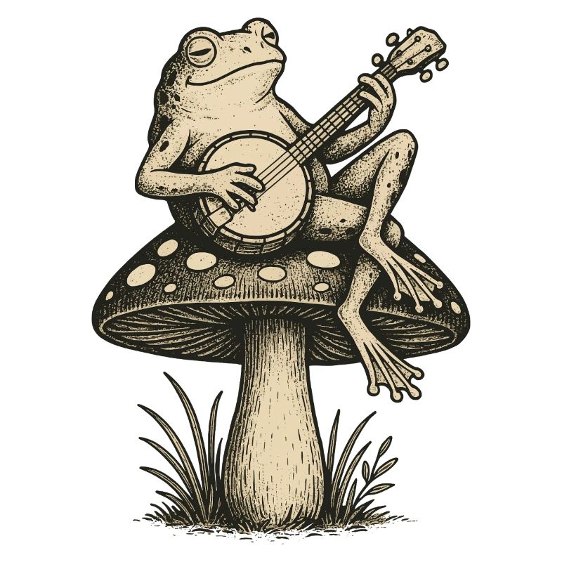 Banjo Frog auf Mushroom Vibes