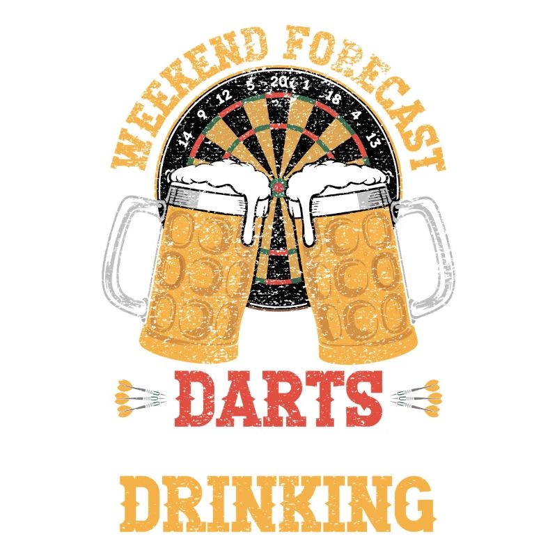 Beer Dartboard Drinking Tee