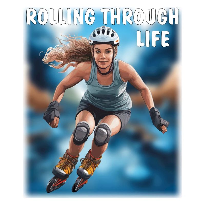 FRAU Rollschuhe ROLLING THROUGH LIFE