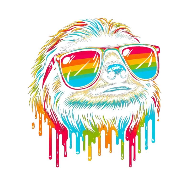 Sloth Sloth Art Lazy Sloth Fan