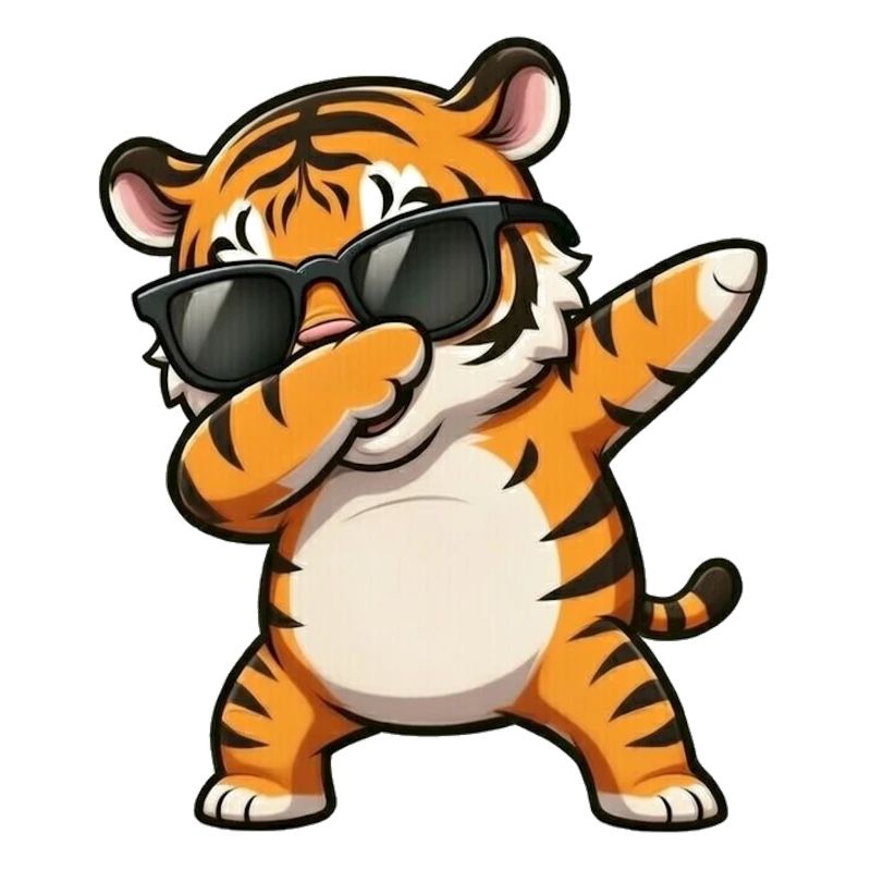 Dabbing Tiger