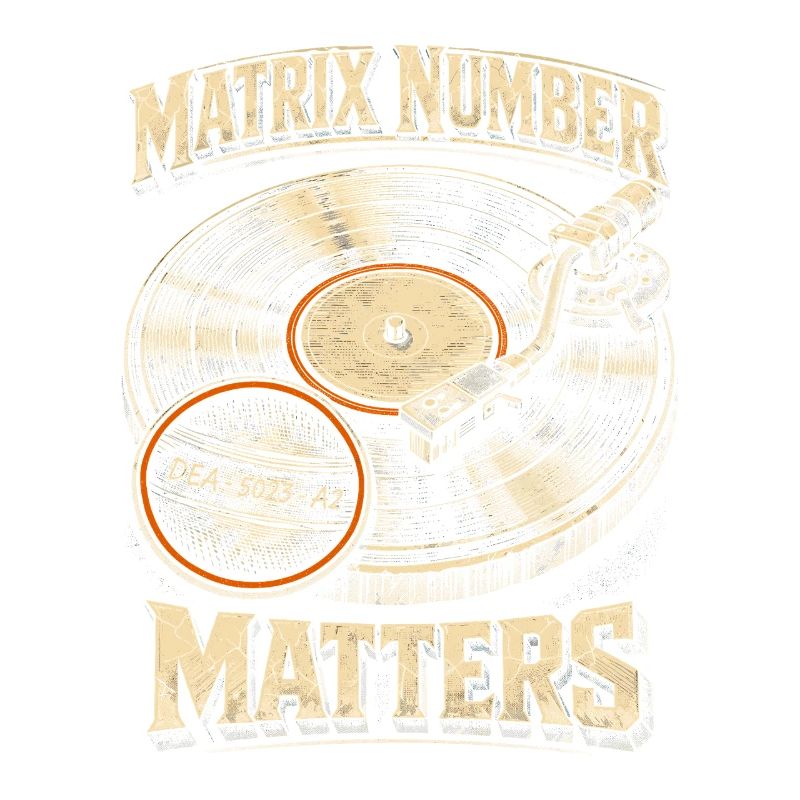 Le numéro de la matrice des disques vinyles de collection de vinyles compte