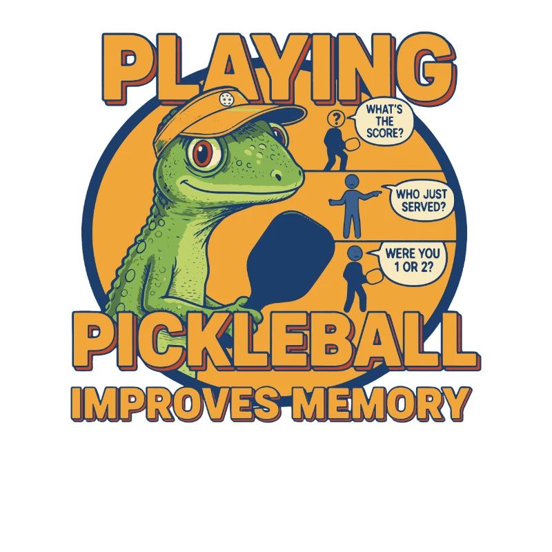 Pickleball Playing Improves Memory Funny Player