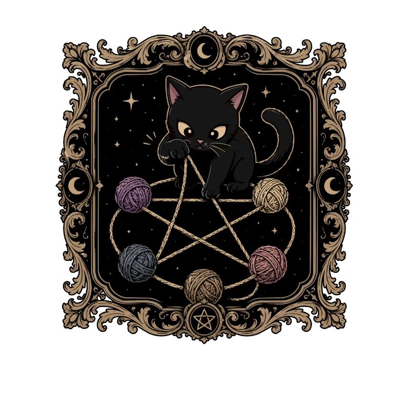 Sortilège Pentagramme du Chat Noir