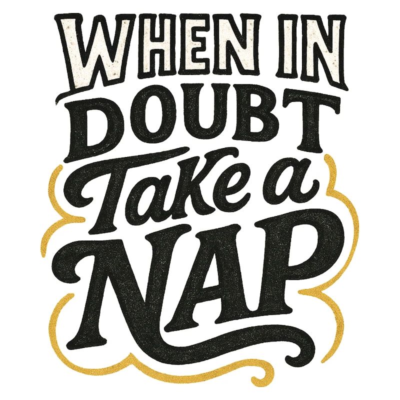 When in Doubt Take a Nap