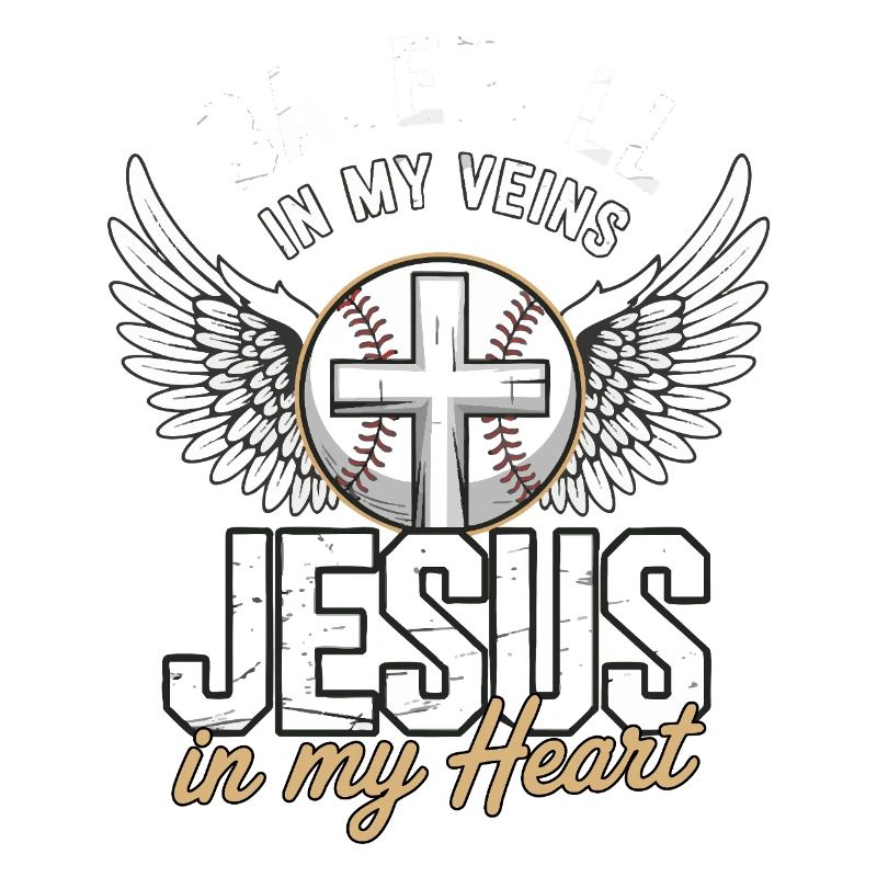 Baseball & Jésus – Conception d’une croix avec des ailes