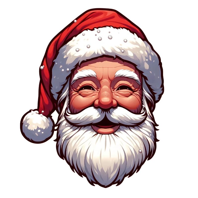 Joyeux visage de Père Noël