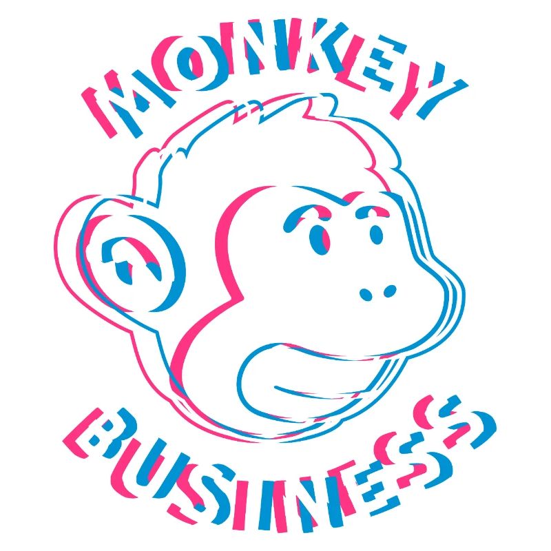Monkey Business 3D - Affe Graffiti Urban Art