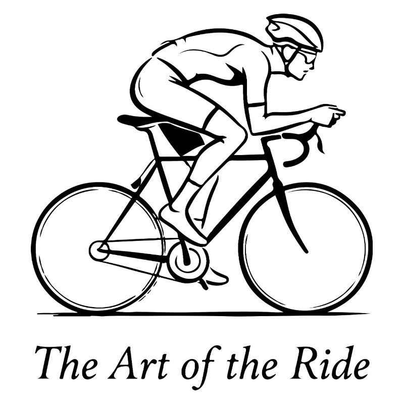 Die Kunst der Fahrt: Dynamisches Kalligraphie-Radfahren