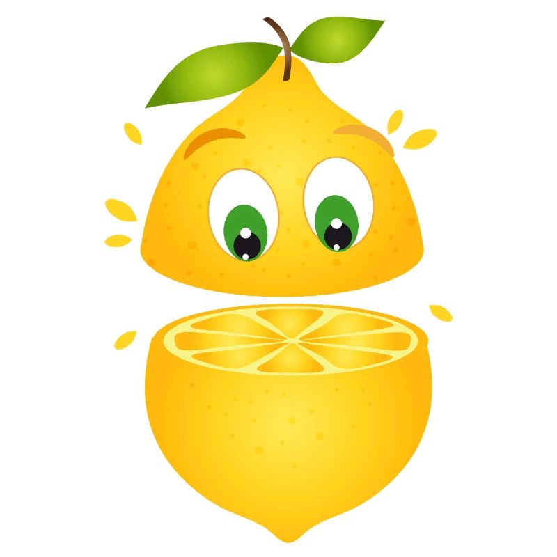 Surprised Lemon – Fruity Comic Fun