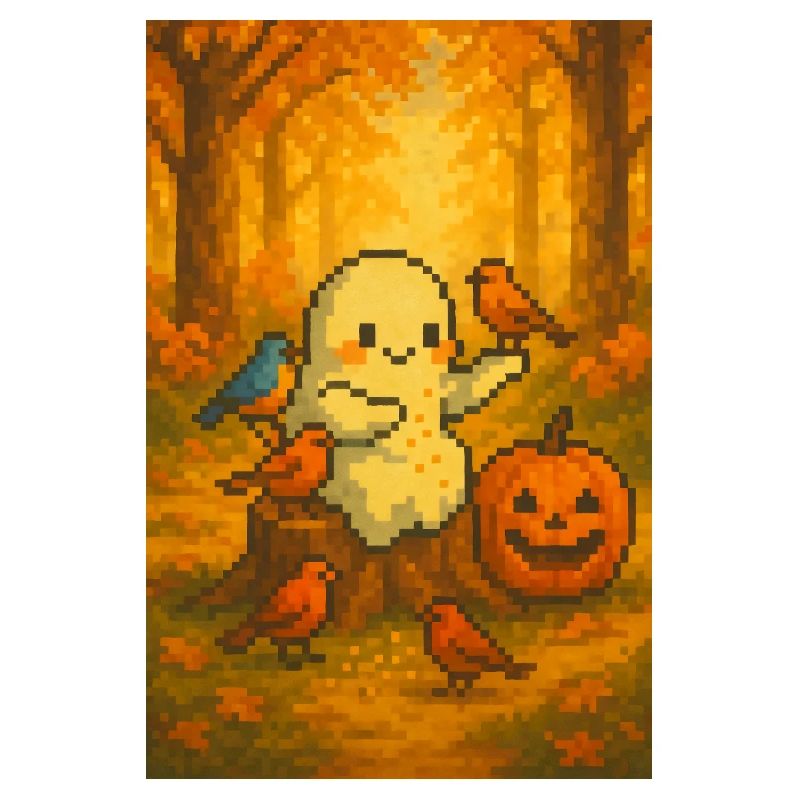 Ghost Automne pixel art