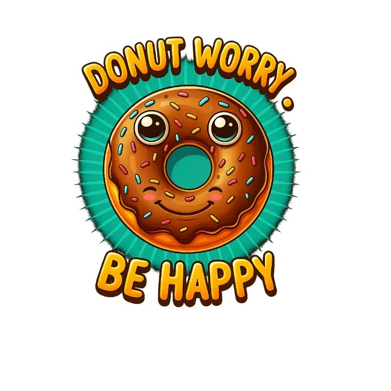 Donut Worry be happy 